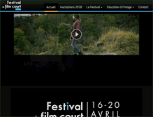 Tablet Screenshot of festival-film-troyes.com